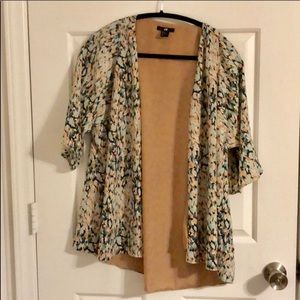 Peach & Green Kimono Tunic